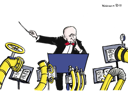 Cartoon: Gas-Symphonie (medium) by Pfohlmann tagged putin,krieg,russland,ukraine,gas,gasleitung,pipeline,nord,stream,drosselung,lieferung,energie,gaslieferung,handel,wirtschaft,forte,piano,dirigent,ressourcen,erdgas,musik,klassik,orchester,rohre,leitungen,putin,krieg,russland,ukraine,gas,gasleitung,pipeline,nord,stream,drosselung,lieferung,energie,gaslieferung,handel,wirtschaft,forte,piano,dirigent,ressourcen,erdgas,musik,klassik,orchester,rohre,leitungen