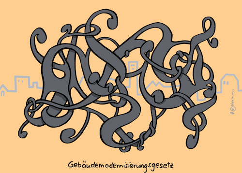 Cartoon: Gebäudemodernisierungsgewurstel (medium) by Pfohlmann tagged gebäudemodernisierungsgesetz,paragraf,paragraph,vorschriften,bürokratie,verwirrung,bundesregierung,heizung,gas,öl,erneuerbare,energiewende,klimaschutz,häuser,hausbesitzer,mieter,nebenkosten,sanierung,wohnungen,eigentümergemeinschaft,abrechnung,chaos,komplexität,schwarzrot,koalition,gebäudemodernisierungsgesetz,paragraf,paragraph,vorschriften,bürokratie,verwirrung,bundesregierung,heizung,gas,öl,erneuerbare,energiewende,klimaschutz,häuser,hausbesitzer,mieter,nebenkosten,sanierung,wohnungen,eigentümergemeinschaft,abrechnung,chaos,komplexität,schwarzrot,koalition