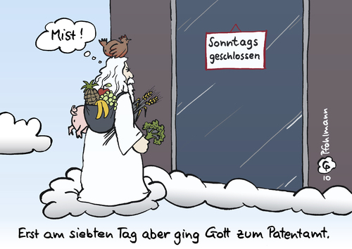 Gott beim Patentamt