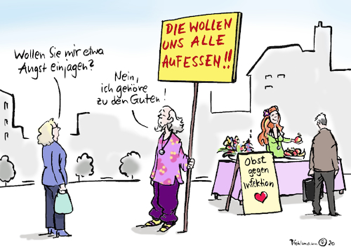 Cartoon: Guten-Angst (medium) by Pfohlmann tagged 2020,corona,coronavirus,covid19,angst,einjagen,demo,hygienedemo,widerstand2020,verschwörungstheorie,verschwörung,demonstration,virus,protest,2020,corona,coronavirus,covid19,angst,einjagen,demo,hygienedemo,widerstand2020,verschwörungstheorie,verschwörung,demonstration,virus,protest