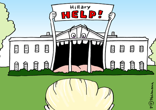 Cartoon: Hillary Help! (medium) by Pfohlmann tagged karikatur,cartoon,2016,color,deutschland,usa,trump,übrig,hilfe,weißes,haus,hillary,help,clinton,cruz,kasich,aufgabe,wahlkampf,lob,präsident,republikaner,präsidentschaftswahlen,wahlen,vorwahlen,kandidaten,kandidat,spitzenreiter,präsidentschaftskandidat,karikatur,cartoon,2016,color,deutschland,usa,trump,übrig,hilfe,weißes,haus,hillary,help,clinton,cruz,kasich,aufgabe,wahlkampf,lob,präsident,republikaner,präsidentschaftswahlen,wahlen,vorwahlen,kandidaten,kandidat,spitzenreiter,präsidentschaftskandidat