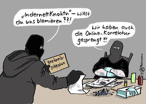 Cartoon: Indernett (medium) by Pfohlmann tagged paris,attentat,olympia,olympiade,sport,terrorismus,internet,internetknoten,infrastruktur,extremismus,rechtschreibung,online,analog,digital,schreiben,sprache,grammatik,rechtschreibfehler,blamage,blamieren,bekennerschreiben,bildung,paris,attentat,olympia,olympiade,sport,terrorismus,internet,internetknoten,infrastruktur,extremismus,rechtschreibung,online,analog,digital,schreiben,sprache,grammatik,rechtschreibfehler,blamage,blamieren,bekennerschreiben,bildung