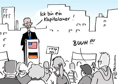 Cartoon: Kapitalaner (medium) by Pfohlmann tagged karikatur,cartoon,2016,color,deutschland,usa,obama,besuch,staatsbesuch,hannover,berliner,ick,ich,bin,ein,kapitalaner,kapitalismus,ttip,kapitalist,proteste,demo,demonstrationen,gegner,freihandelsabkommen,freihandel,globalisierung,widerstand,karikatur,cartoon,2016,color,deutschland,usa,obama,besuch,staatsbesuch,hannover,berliner,ick,ich,bin,ein,kapitalaner,kapitalismus,ttip,kapitalist,proteste,demo,demonstrationen,gegner,freihandelsabkommen,freihandel,globalisierung,widerstand