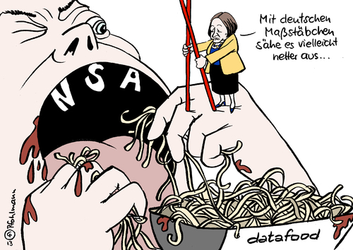 Cartoon: Maßstäbchen (medium) by Pfohlmann tagged karikatur,cartoon,color,farbe,2013,usa,nsa,deutschland,datenschutz,justizministerium,nudeln,fastfood,hunger,datenhunger,geheimdienst,maßstäbe,maßstab,bnd,essstäbchen,stäbchenvvv,karikatur,cartoon,color,farbe,2013,usa,nsa,deutschland,datenschutz,justizministerium,nudeln,fastfood,hunger,datenhunger,geheimdienst,maßstäbe,maßstab,bnd,essstäbchen,stäbchenvvv