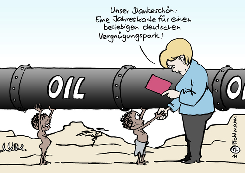 Merkel in Afrika