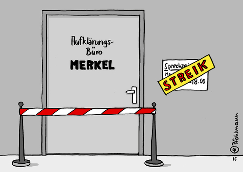 Cartoon: Merkelstreik (medium) by Pfohlmann tagged karikatur,cartoon,2015,color,farbe,deutschland,lokführer,merkel,nsa,affäre,bahn,deutsche,streik,gewerkschaft,lokführergewerkschaft,gdl,bnd,aufklärung,bundeskanzlerin,karikatur,cartoon,2015,color,farbe,deutschland,lokführer,merkel,nsa,affäre,bahn,deutsche,streik,gewerkschaft,lokführergewerkschaft,gdl,bnd,aufklärung,bundeskanzlerin