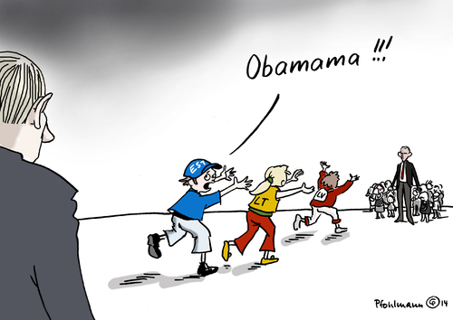 Cartoon: Obamama (medium) by Pfohlmann tagged karikatur,cartoon,color,farbe,2014,baltikum,lettland,litauen,estland,nato,obama,ukraine,russland,konflikt,frieden,krieg,putin,schutz,hilfe,angst,kinder,obamama,mama,karikatur,cartoon,color,farbe,2014,baltikum,lettland,litauen,estland,nato,obama,ukraine,russland,konflikt,frieden,krieg,putin,schutz,hilfe,angst,kinder,obamama,mama