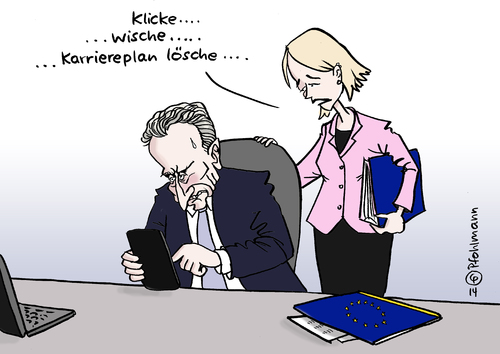 Cartoon: Oettinger digital (medium) by Pfohlmann tagged karikatur,cartoon,color,farbe,2014,eu,kommission,kommissar,oettinger,öttinger,deutschland,digitalwirtschaft,handy,smartphone,laptop,computer,pc,internet,klicke,wische,karriereplan,karriere,enttäuschung,klicken,wischen,europa,schwäbisch,karikatur,cartoon,color,farbe,2014,eu,kommission,kommissar,oettinger,öttinger,deutschland,digitalwirtschaft,handy,smartphone,laptop,computer,pc,internet,klicke,wische,karriereplan,karriere,enttäuschung,klicken,wischen,europa,schwäbisch