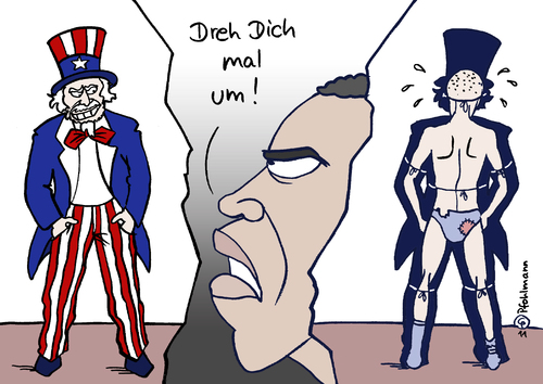 Cartoon: Onkel Sam (medium) by Pfohlmann tagged obama,usa,sam,onkel,uncle,president,präsident,schulden,staatsschulden,staatsverschuldung,sparprogramm,sparen,sparmaßnahmen,uncle sam,barack obama,usa,amerika,präsident,schulden,staatsschulden,staatsverschuldung,uncle,sam,barack,obama