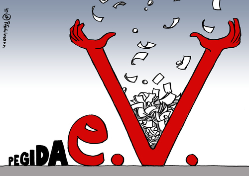 Cartoon: Pegida e.V. (medium) by Pfohlmann tagged karikatur,cartoon,2015,color,farbe,deutschland,pegida,ev,verein,spenden,vereinsstatus,gemeinnützig,gemeinnützigkeit,finanzamt,steuern,sparen,steuer,absetzen,antrag,bewegung,montagsdemonstration,patriotische,europäer,islamisierung,abendland,karikatur,cartoon,2015,color,farbe,deutschland,pegida,ev,verein,spenden,vereinsstatus,gemeinnützig,gemeinnützigkeit,finanzamt,steuern,sparen,steuer,absetzen,antrag,bewegung,montagsdemonstration,patriotische,europäer,islamisierung,abendland