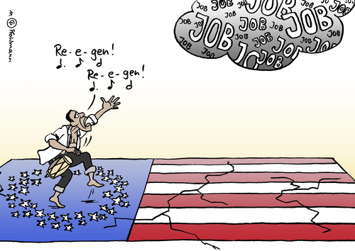 Cartoon: Regentanz (medium) by Pfohlmann tagged karikatur,color,farbe,2011,usa,us,präsident,obama,regentanz,regen,job,jobs,arbeitslosigkeit,arbeitsplätze,arbeit,wahlkampf,präsidentschaftswahlkampf,wahl,wahlen,flagge,fahne,dürre,versprechen,wolke,usa,us,präsident,obama,regentanz,regen,job,jobs,arbeitslosigkeit,arbeitsplätze