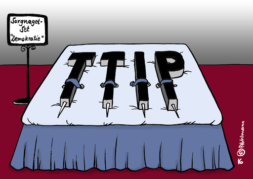 Cartoon: Sargnägel TTIP (medium) by Pfohlmann tagged karikatur,cartoon,2016,color,farbe,deutschland,usa,eu,freihandelsabkommen,ttip,demonstrationen,widerstand,sargnägel,sargnagel,set,schiedsgerichte,proteste,demo,großdemonstration,karikatur,cartoon,2016,color,farbe,deutschland,usa,eu,freihandelsabkommen,ttip,demonstrationen,widerstand,sargnägel,sargnagel,set,schiedsgerichte,proteste,demo,großdemonstration