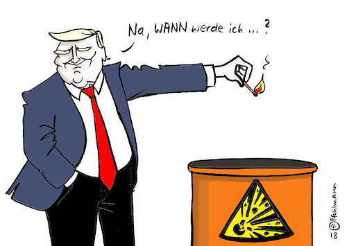 Trumps Zündholz