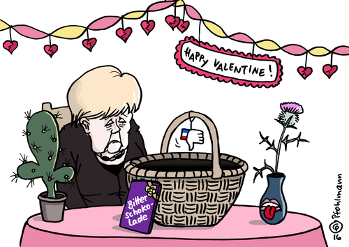 Cartoon: Valentinsfrust (medium) by Pfohlmann tagged karikatur,cartoon,2016,color,farbe,deutschland,valentin,valentinstag,liebe,liebesentzug,geschenke,kaktus,korb,frankreich,merkel,bundeskanzlerin,flüchtlingspolitik,kontingente,absage,flüchtlinge,flüchtlingskrise,eu,europa,aufnahme,distel,bitterschokolade,liebeskummer,karikatur,cartoon,2016,color,farbe,deutschland,valentin,valentinstag,liebe,liebesentzug,geschenke,kaktus,korb,frankreich,merkel,bundeskanzlerin,flüchtlingspolitik,kontingente,absage,flüchtlinge,flüchtlingskrise,eu,europa,aufnahme,distel,bitterschokolade,liebeskummer