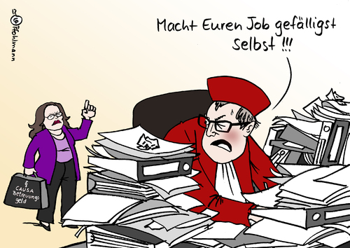 Verfassungsklage Von Pfohlmann Politik Cartoon Toonpool