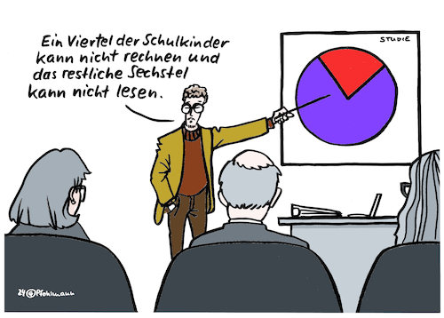 Cartoon: Viertel und Sechstel (medium) by Pfohlmann tagged schule,bildung,grundschule,schüler,mathematik,schulkinder,rechnen,lesen,studie,bildungspolitik,deutschland,schulleistungen,schule,bildung,grundschule,schüler,mathematik,schulkinder,rechnen,lesen,studie,bildungspolitik,deutschland,schulleistungen