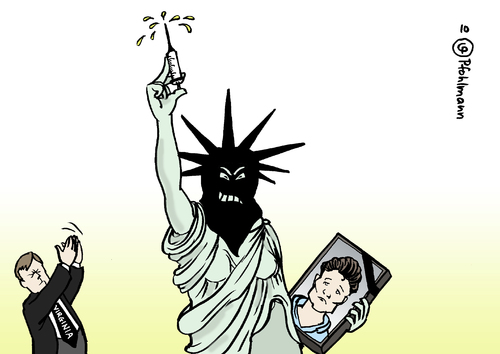 Cartoon: Vollstreckt (medium) by Pfohlmann tagged usa,todesstrafe,freiheitsstatue,liberty,giftspritze,todesurteil,henker,virginia,mcdonnell,hinrichtung,spritze,usa,todesstrafe,freiheitsstatue,giftspritze,todesurteil,virginia,mcdonnell,spritze,staat,justiz,tod,sterben,menschlichkeit