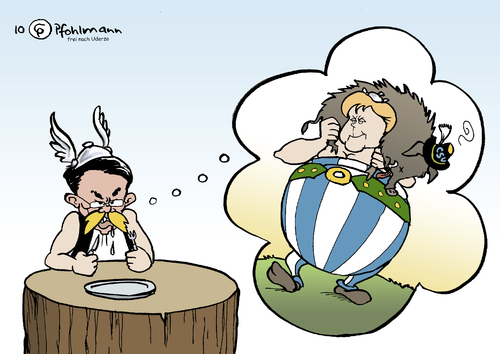 Cartoon: Wildsau CSU (medium) by Pfohlmann tagged csu,wildsau,wildschwein,asterix,obelix,rösler,gesundheitsminister,fdp,kopfpauschale,merkel,bundeskanzlerin,cdu,koalition,schwarz,gelb,csu,wildsau,wildschwein,asterix,obelix,rösler,gesundheitsminister,fdp,kopfpauschale,angela merkel,bundeskanzlerin,angela,merkel