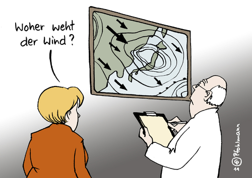 Cartoon: Wind (medium) by Pfohlmann tagged japan,atomkraft,akw,kernkraft,gau,tsunami,erdbeben,merkel,bundeskanzlerin,wind,windrichtung,fähnchen,opportunismus,opportunistisch,strömung,laufzeit,laufzeitverlängerung,japan,akw,atomkraftwerk,fukushima,atomenergie,atomkraft,ausstieg,rücknahme,laufzeitverlängerung,landtagswahl,landtagswahlen,angela merkel,angela,merkel