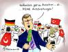 Cartoon: Ausschreitungen (small) by Pfohlmann tagged euro,2008,em,fußball,halbfinale,türkei,deutschland,privatsender,tv,fernsehen,fan
