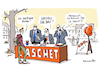 Cartoon: CDU-Antwort-App (small) by Pfohlmann tagged bundestagswahl,btw21,laschet,cdu,wahlkampf,app,digitalisierung,ki,sprüche,slogan,antwort,kanzlerkandidat,infostand,burnout,erschöpfung,politik,politiker,kandidat