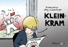 Cartoon: Kleinkramwahl (small) by Pfohlmann tagged hamburg,cdu,spd,wahl,wahlen,landtagswahlen,scholz,merkel,bundeskanzlerin,wappen,debakel