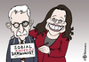 Cartoon: Sozialdemokrat (small) by Pfohlmann tagged spd sarrazin nahles sozialdemokrat sozialdarwinist sozialdarwinismus darwin buch thesen partei parteiausschluss mitglied parteimitglied mitgliedschaft