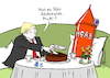 Cartoon: Trumps Mutterkuchen (small) by Pfohlmann tagged karikatur cartoon 2017 color farbe usa trump präsident mutter aller bomben bombardierung afghanistan schokokuchen interview ostern kaffee kuchen mutti