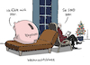 Cartoon: Weihnachtsleere (small) by Pfohlmann tagged psychiater,psychologie,psychotherapie,therapie,couch,gefühl,leere,weihnachten,blues,depression,pflegekassen,pflegereform,sozialpolitik,demografie,pflegeversicherung,finanzen,pleite,sparschwein