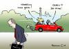 Cartoon: Wiedeking muss gehen (small) by Pfohlmann tagged wiedeking porsche vw volkswagen übernahme rücktritt golf cabrio stuttgart abfindung