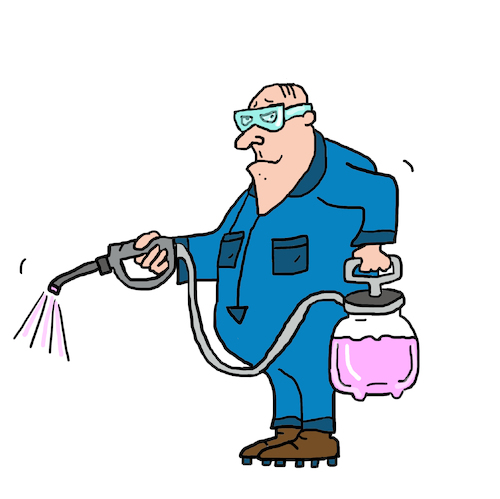 Cartoon: Schädlinge Ratten dienstleister (medium) by sabine voigt tagged schädlinge,ratten,dienstleister,gift,kakerlaken,mäuse