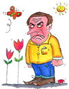Cartoon: ärger wut (small) by sabine voigt tagged ärger,wut,zorn,emotionen