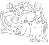Cartoon: Ehe Ausschlafen (small) by sabine voigt tagged ehe,beziehung,streit,ausschlafen,konflikt,laune,ärger,wut,freude,emotionen,paar,scheidung