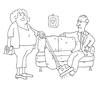 Cartoon: Ehe Hausarbeit (small) by sabine voigt tagged ehe,hausarbeit,staubsaugen,konflikt,laune,ärger,wut,freude,emotionen,paar,scheidung