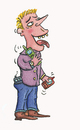 Cartoon: handy nutzer (small) by sabine voigt tagged handy,iphone,telefon,reden,anruf,sms