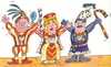 Cartoon: karneval dreigestirn (small) by sabine voigt tagged karneval,dreigestirn,köln,düsseldorf