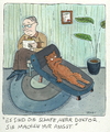 Cartoon: psychiater therapie (small) by sabine voigt tagged psychiater,therapie,arzt,wolf,freud