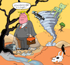 Cartoon: Trump Klimawandel (small) by sabine voigt tagged klima,klimawandel,trump,hitze,tsunami,sturm,orkan,dürre,wasser,trockenheit,wetter,politik,usa,umwelt,natur,naturschutz,ökologie