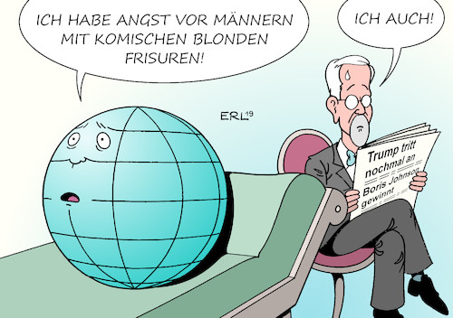 Cartoon: Ängste (medium) by Erl tagged illustration,politik,usa,präsident,donald,trump,rechtspopulismus,nationalismus,rassismus,lügen,spaltung,handelskrieg,recht,des,stärkeren,antritt,wahl,zweite,amtszeit,erde,angst,psychoanalyse,karikatur,erl,illustration,politik,usa,präsident,donald,trump,rechtspopulismus,nationalismus,rassismus,lügen,spaltung,handelskrieg,recht,des,stärkeren,antritt,wahl,zweite,amtszeit,erde,angst,psychoanalyse,karikatur,erl