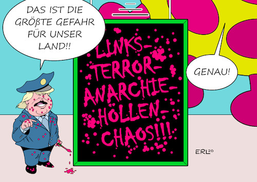 Cartoon: Alter Diktatorentrick (medium) by Erl tagged politik,usa,corona,virus,pandemie,präsident,donald,trump,versagen,ablenkung,feindbild,linke,demokraten,demonstranten,black,lives,matter,bundespolizei,polizei,law,and,order,recht,gesetz,karikatur,erl,politik,usa,corona,virus,pandemie,präsident,donald,trump,versagen,ablenkung,feindbild,linke,demokraten,demonstranten,black,lives,matter,bundespolizei,polizei,law,and,order,recht,gesetz,karikatur,erl