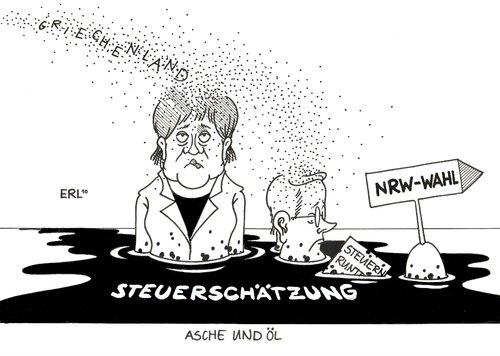 Asche und Öl