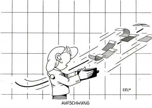 Cartoon: Aufschwung (medium) by Erl tagged aufschwung,preise,boom,,aufschwung,preise,boom,geld,mangel,armut,brise,luft,verloren,scheine,topf,konjunktur,rezession,depression,geldentwertung,inflation