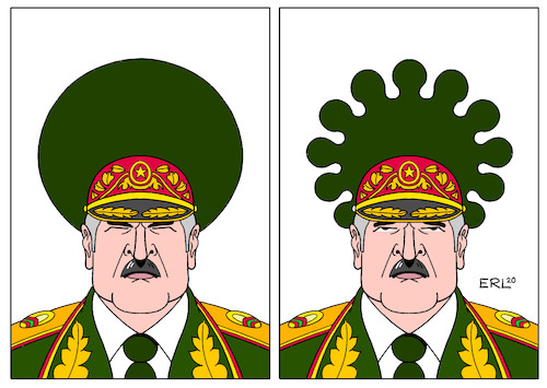 Cartoon: Belarus (medium) by Erl tagged politik,demokratie,wahl,belarus,weißrussland,diktatur,diktator,alexander,lukaschenko,wahlmanipulation,unterdrückung,opposition,wahlsieg,fälschung,versagen,corona,virus,pandemie,macht,bröckeln,karikatur,erl,politik,demokratie,wahl,belarus,weißrussland,diktatur,diktator,alexander,lukaschenko,wahlmanipulation,unterdrückung,opposition,wahlsieg,fälschung,versagen,corona,virus,pandemie,macht,bröckeln,karikatur,erl