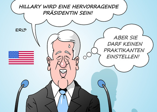 Cartoon: Bill Clinton (medium) by Erl tagged erl,karikatur,rede,praktikant,angst,praktikantin,affäre,amtszeit,bill,ehemann,clinton,hillary,demokraten,nominierung,präsidentin,präsident,wahl,präsidentschaftswahl,usa,usa,präsidentschaftswahl,wahl,präsident,präsidentin,nominierung,demokraten,hillary,clinton,ehemann,bill,amtszeit,sex,affäre,praktikantin,angst,praktikant,rede,karikatur,erl