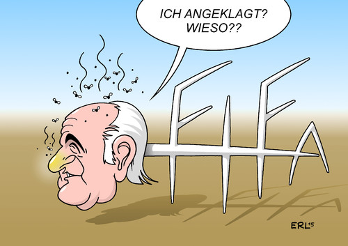 Cartoon: Blatter (medium) by Erl tagged joseph,blatter,fifa,präsident,fußball,verband,weltverband,korruption,bestechung,korrupt,bestechlich,geld,schmiergeld,sport,spiel,anklage,fisch,kopf,stinken,gestank,karikatur,erl,joseph,blatter,fifa,präsident,fußball,verband,weltverband,korruption,bestechung,korrupt,bestechlich,geld,schmiergeld,sport,spiel,anklage,fisch,kopf,stinken,gestank,karikatur,erl