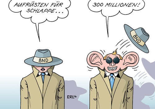 Cartoon: BND (medium) by Erl tagged bnd,bundesnachrichtendienst,geheimdienst,deutschland,aufrüstung,internet,it,https,ssl,verschlüsselung,knacken,abhören,terror,terrorabwehr,daten,datenschutz,ohren,bnd,bundesnachrichtendienst,geheimdienst,deutschland,aufrüstung,internet,it,https,ssl,verschlüsselung,knacken,abhören,terror,terrorabwehr,daten,datenschutz,ohren