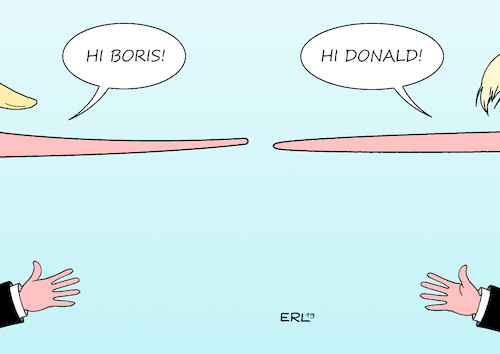 Cartoon: Boris Johnson und Donald Trump (medium) by Erl tagged politik,rechtspopulismus,lügen,lüge,fake,news,pinocchio,nase,usa,präsident,donald,trump,großbritannien,gb,uk,boris,johnson,wahrscheinlich,premierminister,vorsitzender,tories,brexit,chaos,no,deal,karikatur,erl,politik,rechtspopulismus,lügen,lüge,fake,news,pinocchio,nase,usa,präsident,donald,trump,großbritannien,gb,uk,boris,johnson,wahrscheinlich,premierminister,vorsitzender,tories,brexit,chaos,no,deal,karikatur,erl