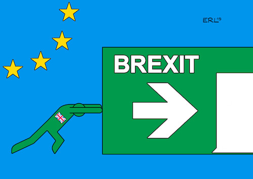 Cartoon: Brexit-Verschiebung (medium) by Erl tagged politik,gb,uk,großbritannien,brexit,austritt,eu,theresa,may,chaos,egoismus,gefahr,no,deal,zusammenarbeit,opposition,labour,aufschub,verschiebung,notausgang,karikatur,erl,politik,gb,uk,großbritannien,brexit,austritt,eu,theresa,may,chaos,egoismus,gefahr,no,deal,zusammenarbeit,opposition,labour,aufschub,verschiebung,notausgang,karikatur,erl