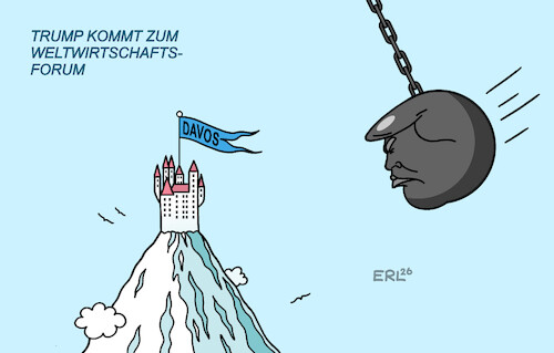 Davos zittert