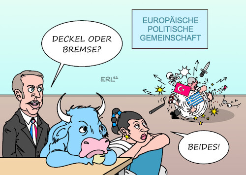 Deckel oder Bremse